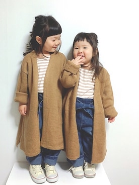 rinka⋆*さん（キッズ・90cm）の秋コーディネート