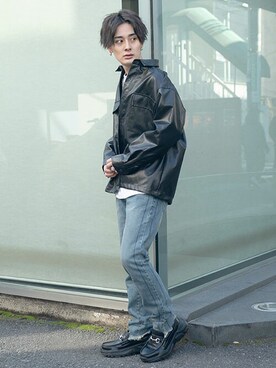「SILVER BULLET（シルバーバレット）のアイテム（ジャケット/アウター）」を使った、SILVER BULLET ZOZOTOWN OFFICIALさん（メンズ・171cm）の冬コーディネート