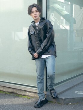 「SILVER BULLET（シルバーバレット）のアイテム（ジャケット/アウター）」を使った、SILVER BULLET ZOZOTOWN OFFICIALさん（メンズ・171cm）の春コーディネート