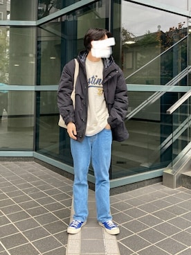 「SILVER BULLET（シルバーバレット）のアイテム（スウェット）」を使った、SILVER BULLET ZOZOTOWN OFFICIALさん（メンズ・183cm）の冬コーディネート
