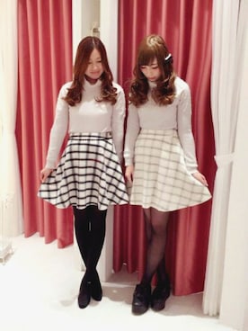 「LODISPOTTO（ロディスポット）のアイテム」を使った、LODISPOTTO OFFICIALさん（レディース・160cm）の冬コーディネート