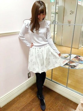 「LODISPOTTO（ロディスポット）のアイテム」を使った、LODISPOTTO OFFICIALさん（レディース・158cm）の冬コーディネート