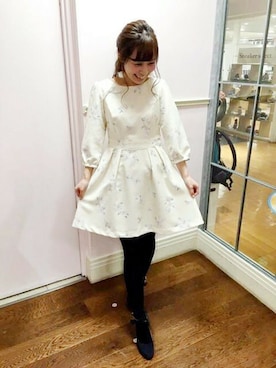 「LODISPOTTO（ロディスポット）のアイテム」を使った、LODISPOTTO OFFICIALさん（レディース・158cm）の冬コーディネート