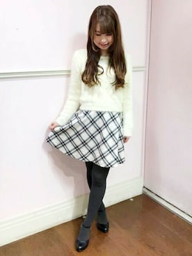 「LODISPOTTO（ロディスポット）のアイテム」を使った、LODISPOTTO OFFICIALさん（レディース・158cm）の冬コーディネート