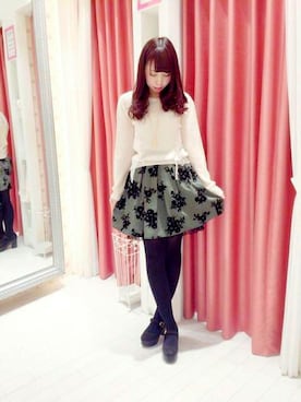 「LODISPOTTO（ロディスポット）のアイテム」を使った、LODISPOTTO OFFICIALさん（レディース・160cm）の冬コーディネート