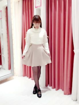 「LODISPOTTO（ロディスポット）のアイテム」を使った、LODISPOTTO OFFICIALさん（レディース・160cm）の冬コーディネート