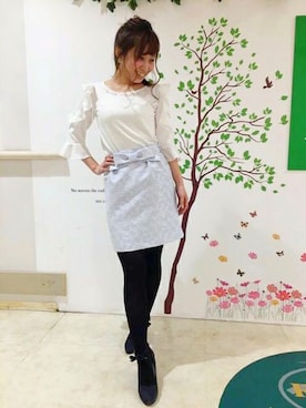 「LODISPOTTO（ロディスポット）のアイテム」を使った、LODISPOTTO OFFICIALさん（レディース・158cm）の冬コーディネート