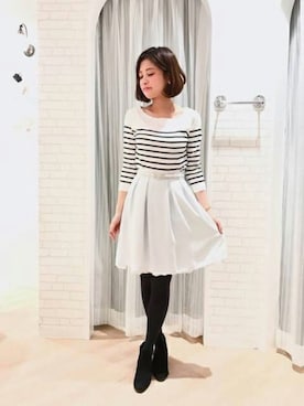 「LODISPOTTO（ロディスポット）のアイテム」を使った、LODISPOTTO OFFICIALさん（レディース・157cm）の冬コーディネート