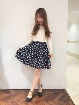 「LODISPOTTO（ロディスポット）のアイテム」を使った、LODISPOTTO OFFICIALさん（レディース・158cm）の冬コーディネート