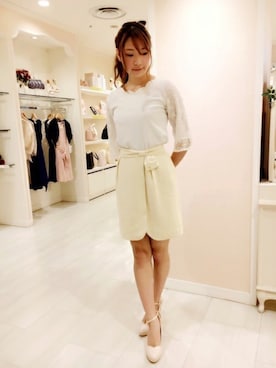 「LODISPOTTO（ロディスポット）のアイテム」を使った、LODISPOTTO OFFICIALさん（レディース・164cm）の春コーディネート