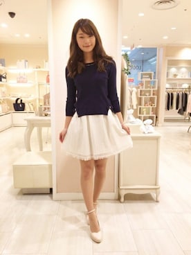 「LODISPOTTO（ロディスポット）のアイテム」を使った、LODISPOTTO OFFICIALさん（レディース・164cm）の春コーディネート