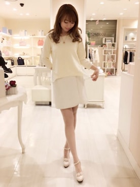 「LODISPOTTO（ロディスポット）のアイテム」を使った、LODISPOTTO OFFICIALさん（レディース・162cm）の春コーディネート