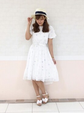 「LODISPOTTO（ロディスポット）のアイテム（ワンピース/ドレス）」を使った、LODISPOTTO OFFICIALさん（レディース・165cm）の春コーディネート