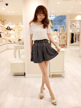 「LODISPOTTO（ロディスポット）のアイテム」を使った、LODISPOTTO OFFICIALさん（レディース・162cm）の夏コーディネート