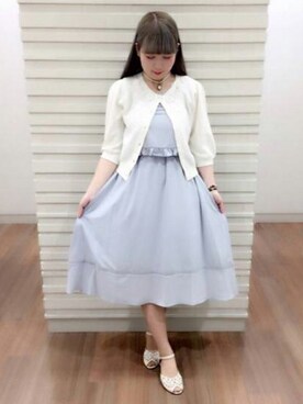 「LODISPOTTO（ロディスポット）のアイテム（ワンピース/ドレス）」を使った、LODISPOTTO OFFICIALさん（レディース・165cm）の夏コーディネート