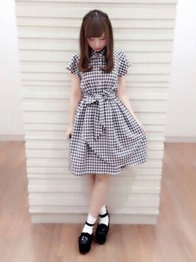 「LODISPOTTO（ロディスポット）のアイテム（ワンピース/ドレス）」を使った、LODISPOTTO OFFICIALさん（レディース・160cm）の夏コーディネート