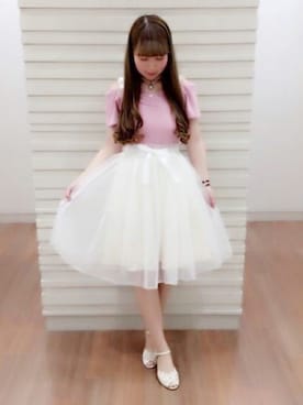 「LODISPOTTO（ロディスポット）のアイテム」を使った、LODISPOTTO OFFICIALさん（レディース・165cm）の夏コーディネート