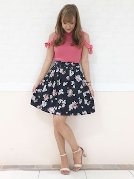 「LODISPOTTO（ロディスポット）のアイテム」を使った、LODISPOTTO OFFICIALさん（レディース・165cm）の夏コーディネート