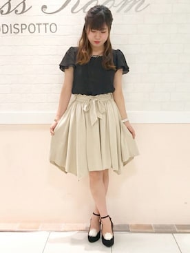 「LODISPOTTO（ロディスポット）のアイテム」を使った、LODISPOTTO OFFICIALさん（レディース・158cm）の夏コーディネート