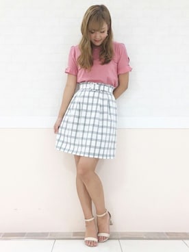 「LODISPOTTO（ロディスポット）のアイテム」を使った、LODISPOTTO OFFICIALさん（レディース・165cm）の夏コーディネート