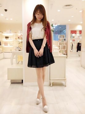 「LODISPOTTO（ロディスポット）のアイテム」を使った、LODISPOTTO OFFICIALさん（レディース・162cm）の夏コーディネート