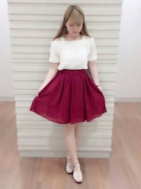 「チュール」｜LODISPOTTO OFFICIALさん（レディース・165cm）の夏コーディネート