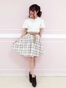 「LODISPOTTO（ロディスポット）のアイテム」を使った、LODISPOTTO OFFICIALさん（レディース・148cm）の秋コーディネート