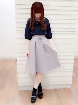 「LODISPOTTO（ロディスポット）のアイテム」を使った、LODISPOTTO OFFICIALさん（レディース・160cm）の秋コーディネート