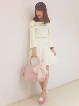 「LODISPOTTO（ロディスポット）のアイテム」を使った、LODISPOTTO OFFICIALさん（レディース・155cm）の秋コーディネート