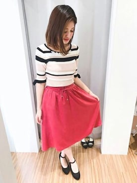 「LODISPOTTO（ロディスポット）のアイテム」を使った、LODISPOTTO OFFICIALさん（レディース・157cm）の秋コーディネート