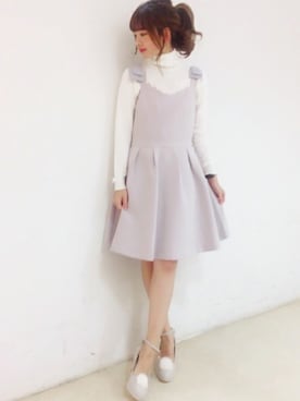 「LODISPOTTO（ロディスポット）のアイテム（ワンピース/ドレス）」を使った、LODISPOTTO OFFICIALさん（レディース・155cm）の秋コーディネート