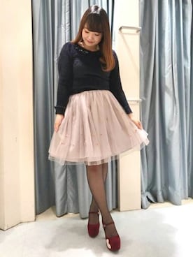 「LODISPOTTO（ロディスポット）のアイテム」を使った、LODISPOTTO OFFICIALさん（レディース・160cm）の秋コーディネート