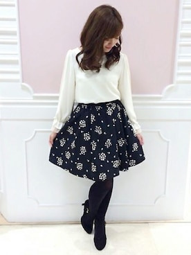 「LODISPOTTO（ロディスポット）のアイテム」を使った、LODISPOTTO OFFICIALさん（レディース・157cm）の秋コーディネート