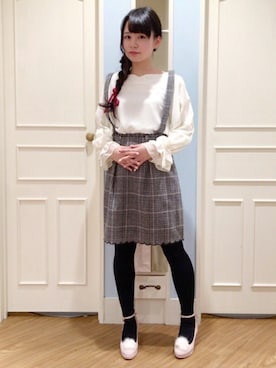 「Cute」｜LODISPOTTO OFFICIALさん（レディース・155cm）の秋コーディネート