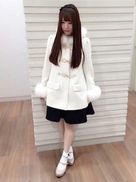 「白ダッフル」｜LODISPOTTO OFFICIALさん（レディース・155cm）の秋コーディネート
