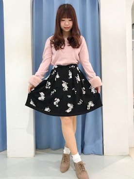 「LODISPOTTO（ロディスポット）のアイテム」を使った、LODISPOTTO OFFICIALさん（レディース・155cm）の秋コーディネート