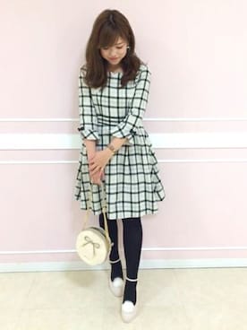 「LODISPOTTO（ロディスポット）のアイテム（ワンピース/ドレス）」を使った、LODISPOTTO OFFICIALさん（レディース・157cm）の秋コーディネート