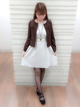 「LODISPOTTO（ロディスポット）のアイテム（ブルゾン）」を使った、LODISPOTTO OFFICIALさん（レディース・165cm）の秋コーディネート