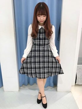 「LODISPOTTO（ロディスポット）のアイテム（ワンピース/ドレス）」を使った、LODISPOTTO OFFICIALさん（レディース・155cm）の秋コーディネート