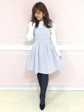 「LODISPOTTO（ロディスポット）のアイテム（ワンピース/ドレス）」を使った、LODISPOTTO OFFICIALさん（レディース・157cm）の秋コーディネート