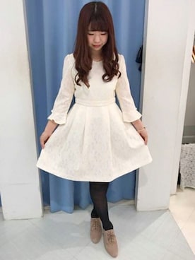 「美シルエット」｜「アイテム（ブーティ）」を使った、LODISPOTTO OFFICIALさん（レディース・155cm）の冬コーディネート