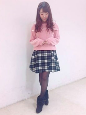 「LODISPOTTO（ロディスポット）のアイテム」を使った、LODISPOTTO OFFICIALさん（レディース・150cm）の冬コーディネート