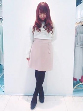 「LODISPOTTO（ロディスポット）のアイテム」を使った、LODISPOTTO OFFICIALさん（レディース・150cm）の冬コーディネート