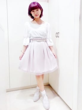 「LODISPOTTO（ロディスポット）のアイテム」を使った、LODISPOTTO OFFICIALさん（レディース・150cm）の春コーディネート