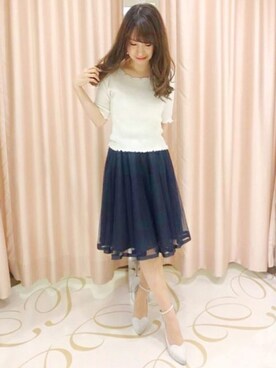「LODISPOTTO（ロディスポット）のアイテム」を使った、LODISPOTTO OFFICIALさん（レディース・159cm）の春コーディネート