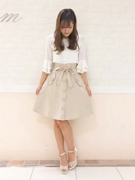 「LODISPOTTO（ロディスポット）のアイテム」を使った、LODISPOTTO OFFICIALさん（レディース・165cm）の春コーディネート