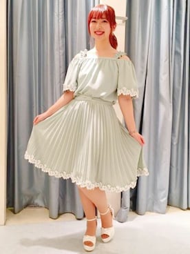「LODISPOTTO（ロディスポット）のアイテム」を使った、LODISPOTTO OFFICIALさん（レディース・153cm）の春コーディネート