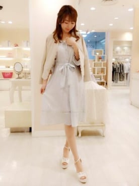 「LODISPOTTO（ロディスポット）のアイテム」を使った、LODISPOTTO OFFICIALさん（レディース・162cm）の春コーディネート