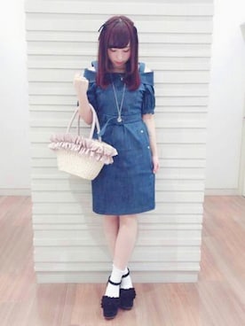 「LODISPOTTO（ロディスポット）のアイテム」を使った、LODISPOTTO OFFICIALさん（レディース・160cm）の春コーディネート