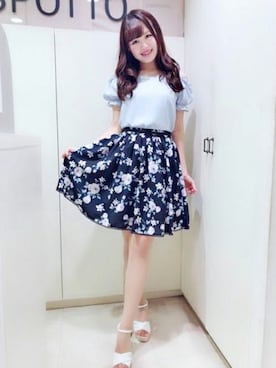 「LODISPOTTO（ロディスポット）のアイテム」を使った、LODISPOTTO OFFICIALさん（レディース・162cm）の春コーディネート